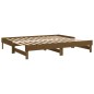 vidaXL Dormeuse Estraibile Miele 2x(100x200) cm Legno Massello di Pino vidaXL Dormeuse Estraibile Miele 2x(100x200) cm Legno Massello di Pino