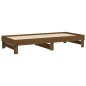 vidaXL Dormeuse Estraibile Miele 2x(100x200) cm Legno Massello di Pino vidaXL Dormeuse Estraibile Miele 2x(100x200) cm Legno Massello di Pino