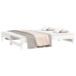 vidaXL Dormeuse Estraibile Bianca 2x(80x200) cm Legno Massello di Pino vidaXL Dormeuse Estraibile Bianca 2x(80x200) cm Legno Massello di Pino