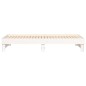 vidaXL Dormeuse Estraibile Bianca 2x(80x200) cm Legno Massello di Pino vidaXL Dormeuse Estraibile Bianca 2x(80x200) cm Legno Massello di Pino