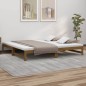 vidaXL Dormeuse Estraibile Miele 2x(90x200) cm Legno Massello di Pino vidaXL Dormeuse Estraibile Miele 2x(90x200) cm Legno Massello di Pino