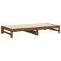 vidaXL Dormeuse Estraibile Miele 2x(90x200) cm Legno Massello di Pino vidaXL Dormeuse Estraibile Miele 2x(90x200) cm Legno Massello di Pino