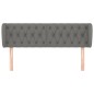 Testiera ad Orecchio Grigio Scuro 163x23x78/88 cm in Tessuto Testiera ad Orecchio Grigio Scuro 163x23x78/88 cm in Tessuto