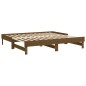 vidaXL Dormeuse Estraibile Miele 2x(90x190) cm Legno Massello di Pino vidaXL Dormeuse Estraibile Miele 2x(90x190) cm Legno Massello di Pino