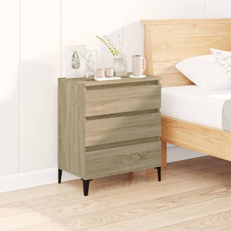 vidaXL Credenza Rovere Sonoma 60x35x70 cm in Legno Multistrato