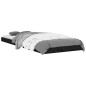 vidaXL Giroletto Nero 75x190 cm Legno Massello Pino 2FT6 Small Single vidaXL Giroletto Nero 75x190 cm Legno Massello Pino 2FT6 Small Single