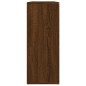 vidaXL Credenza Rovere Marrone 91x29,5x75 cm in Legno Multistrato vidaXL Credenza Rovere Marrone 91x29,5x75 cm in Legno Multistrato
