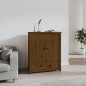vidaXL Credenza Miele 83x41,5x100 cm in Legno Massello di Pino vidaXL Credenza Miele 83x41,5x100 cm in Legno Massello di Pino
