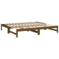 vidaXL Dormeuse Estraibile Miele 2x(75x190) cm Legno Massello di Pino vidaXL Dormeuse Estraibile Miele 2x(75x190) cm Legno Massello di Pino