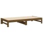 vidaXL Dormeuse Estraibile Miele 2x(75x190) cm Legno Massello di Pino vidaXL Dormeuse Estraibile Miele 2x(75x190) cm Legno Massello di Pino