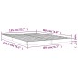 vidaXL Giroletto Grigio 135x190 cm Legno Massello di Pino 4FT6 Double vidaXL Giroletto Grigio 135x190 cm Legno Massello di Pino 4FT6 Double