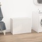 vidaXL Contenitore per Bucato Bianco 88,5x44x66 cm Legno Massello Pino vidaXL Contenitore per Bucato Bianco 88,5x44x66 cm Legno Massello Pino