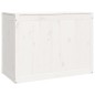 vidaXL Contenitore per Bucato Bianco 88,5x44x66 cm Legno Massello Pino vidaXL Contenitore per Bucato Bianco 88,5x44x66 cm Legno Massello Pino