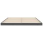 vidaXL Giroletto Grigio 160x200 cm in Legno Massello di Pino