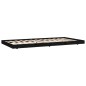vidaXL Giroletto Nero 80x200 cm in Legno Massello di Pino vidaXL Giroletto Nero 80x200 cm in Legno Massello di Pino