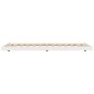 vidaXL Giroletto Bianco 80x200 cm in Legno Massello di Pino vidaXL Giroletto Bianco 80x200 cm in Legno Massello di Pino