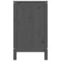 vidaXL Contenitore per Bucato Grigio 88,5x44x76 cm Legno Massello Pino vidaXL Contenitore per Bucato Grigio 88,5x44x76 cm Legno Massello Pino