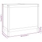 vidaXL Contenitore per Bucato Grigio 88,5x44x76 cm Legno Massello Pino vidaXL Contenitore per Bucato Grigio 88,5x44x76 cm Legno Massello Pino