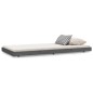 vidaXL Giroletto Grigio 75x190 cm in Legno Massello di Pino vidaXL Giroletto Grigio 75x190 cm in Legno Massello di Pino