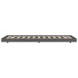 vidaXL Giroletto Grigio 75x190 cm in Legno Massello di Pino vidaXL Giroletto Grigio 75x190 cm in Legno Massello di Pino