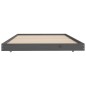 vidaXL Giroletto Grigio 90x200 cm in Legno Massello di Pino vidaXL Giroletto Grigio 90x200 cm in Legno Massello di Pino