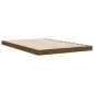 vidaXL Giroletto Miele 120x190 cm Legno Massello Pino 4FT Small Double