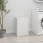 vidaXL Contenitore per Bucato Bianco 44x44x66 cm Legno Massello Pino vidaXL Contenitore per Bucato Bianco 44x44x66 cm Legno Massello Pino