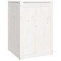 vidaXL Contenitore per Bucato Bianco 44x44x66 cm Legno Massello Pino vidaXL Contenitore per Bucato Bianco 44x44x66 cm Legno Massello Pino