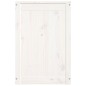 vidaXL Contenitore per Bucato Bianco 44x44x66 cm Legno Massello Pino vidaXL Contenitore per Bucato Bianco 44x44x66 cm Legno Massello Pino