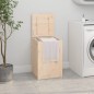 vidaXL Contenitore per Bucato 44x44x66 cm Legno Massello Pino vidaXL Contenitore per Bucato 44x44x66 cm Legno Massello Pino