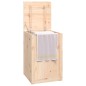 vidaXL Contenitore per Bucato 44x44x66 cm Legno Massello Pino vidaXL Contenitore per Bucato 44x44x66 cm Legno Massello Pino