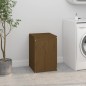 vidaXL Contenitore per Bucato Miele 44x44x66 cm Legno Massello Pino vidaXL Contenitore per Bucato Miele 44x44x66 cm Legno Massello Pino