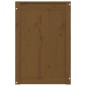 vidaXL Contenitore per Bucato Miele 44x44x66 cm Legno Massello Pino vidaXL Contenitore per Bucato Miele 44x44x66 cm Legno Massello Pino