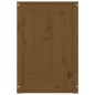 vidaXL Contenitore per Bucato Miele 44x44x66 cm Legno Massello Pino vidaXL Contenitore per Bucato Miele 44x44x66 cm Legno Massello Pino