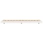 vidaXL Giroletto Bianco 75x190 cm in Legno Massello di Pino vidaXL Giroletto Bianco 75x190 cm in Legno Massello di Pino