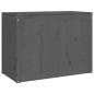 vidaXL Contenitore per Bucato Grigio 88,5x44x66 cm Legno Massello Pino vidaXL Contenitore per Bucato Grigio 88,5x44x66 cm Legno Massello Pino