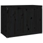 vidaXL Contenitore per Bucato Nero 88,5x44x66 cm Legno Massello Pino vidaXL Contenitore per Bucato Nero 88,5x44x66 cm Legno Massello Pino