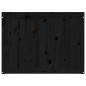 vidaXL Contenitore per Bucato Nero 88,5x44x66 cm Legno Massello Pino vidaXL Contenitore per Bucato Nero 88,5x44x66 cm Legno Massello Pino