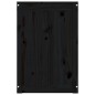 vidaXL Contenitore per Bucato Nero 88,5x44x66 cm Legno Massello Pino vidaXL Contenitore per Bucato Nero 88,5x44x66 cm Legno Massello Pino