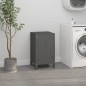 vidaXL Contenitore per Bucato Grigio 44x44x76 cm Legno Massello Pino vidaXL Contenitore per Bucato Grigio 44x44x76 cm Legno Massello Pino