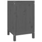 vidaXL Contenitore per Bucato Grigio 44x44x76 cm Legno Massello Pino vidaXL Contenitore per Bucato Grigio 44x44x76 cm Legno Massello Pino