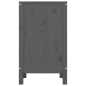 vidaXL Contenitore per Bucato Grigio 44x44x76 cm Legno Massello Pino vidaXL Contenitore per Bucato Grigio 44x44x76 cm Legno Massello Pino