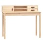 vidaXL Scrivania 110x50x93 cm in Legno Massello di Pino vidaXL Scrivania 110x50x93 cm in Legno Massello di Pino
