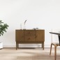 vidaXL Credenza Miele 110x40x78 cm in Legno Massello di Pino vidaXL Credenza Miele 110x40x78 cm in Legno Massello di Pino