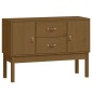 vidaXL Credenza Miele 110x40x78 cm in Legno Massello di Pino vidaXL Credenza Miele 110x40x78 cm in Legno Massello di Pino