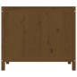 vidaXL Contenitore per Bucato Miele 88,5x44x76 cm Legno Massello Pino vidaXL Contenitore per Bucato Miele 88,5x44x76 cm Legno Massello Pino