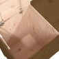 vidaXL Contenitore per Bucato Miele 88,5x44x76 cm Legno Massello Pino vidaXL Contenitore per Bucato Miele 88,5x44x76 cm Legno Massello Pino