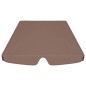 vidaXL Baldacchino per Dondolo Giardino Marrone 188/168x145/110 cm vidaXL Baldacchino per Dondolo Giardino Marrone 188/168x145/110 cm
