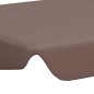 vidaXL Baldacchino per Dondolo Giardino Marrone 188/168x145/110 cm vidaXL Baldacchino per Dondolo Giardino Marrone 188/168x145/110 cm