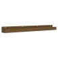 vidaXL Mensole da Parete 2 pz Miele 110x12x9 cm Legno Massello di Pino vidaXL Mensole da Parete 2 pz Miele 110x12x9 cm Legno Massello di Pino